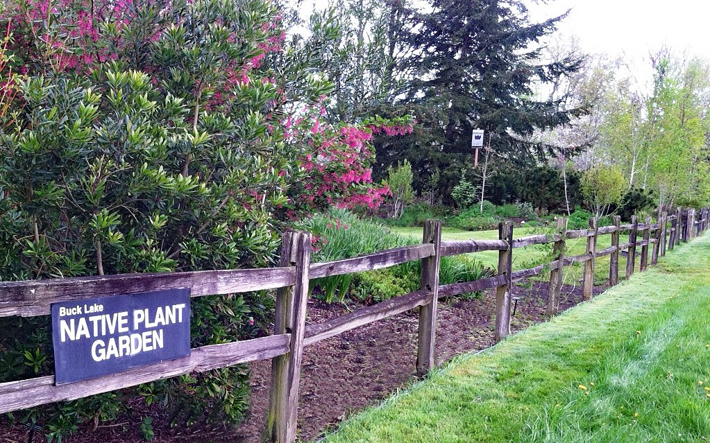 Buck Lake Native Plant Garden south entrance