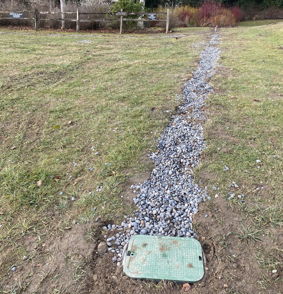 New curtain drain extends into Buck Lake Park