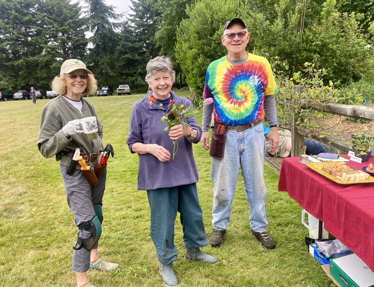 Sheri Kiley, Mary Booth, and Chuck Holland on a break (summer 2024)