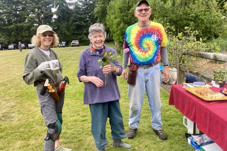 Sheri Kiley, Mary Booth, and Chuck Holland on a break (summer 2024)